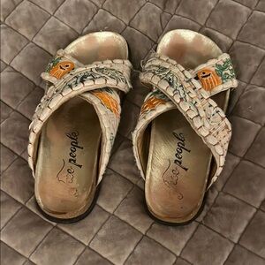 Free People Women's Wildflowers Crossband Sandal Size 36 / Size 6 Multicolor